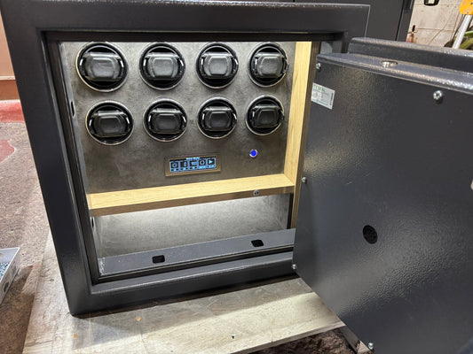 Victor Grade One Bespoke Jewellery Safe with Eight Multifunctional Watch Winders