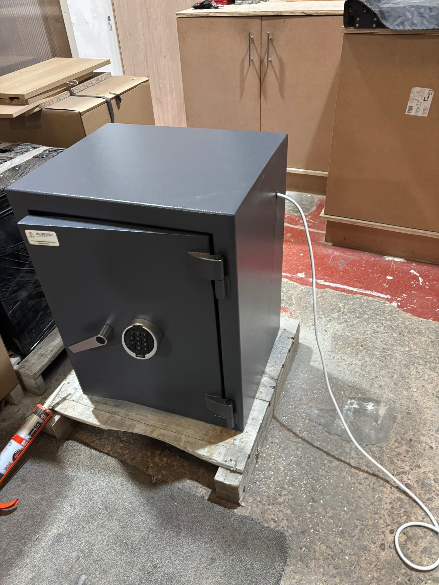 Victor Grade Two Bespoke Jewellery Safe with Eight Multifunctional Watch Winders and Three Deep Drawers