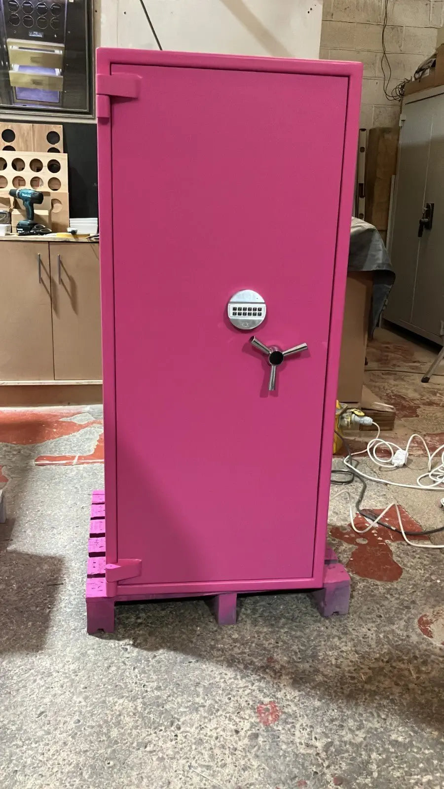 Dudley Grade One Bespoke Jewellery Safe with 7 Multifunctional Watch Winders - Bespoke Jewellery Safes