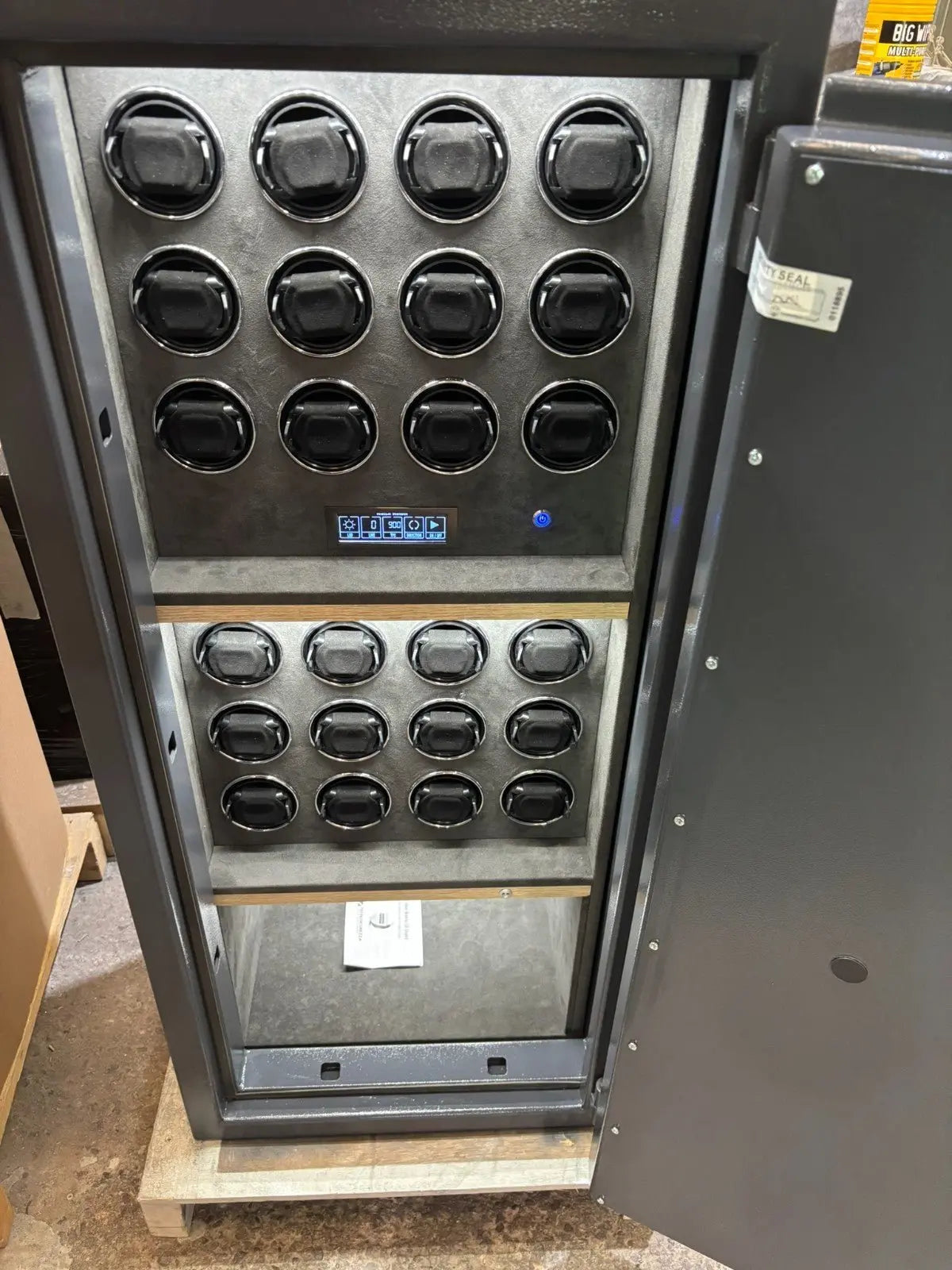 Grade 1 Size 6 Bespoke Jewellery Safe with 24 Watch Winders + Space - Bespoke Jewellery Safes