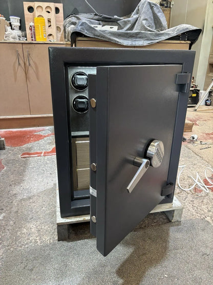 Grade Three Bespoke Jewellery Safe with Eight Multifunctional Watch Winders - Bespoke Jewellery Safes