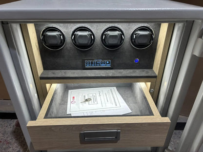 Securikey Grade 0 Bespoke Jewellery Safe with Four Multifunctional Watch Winders - Bespoke Jewellery Safes