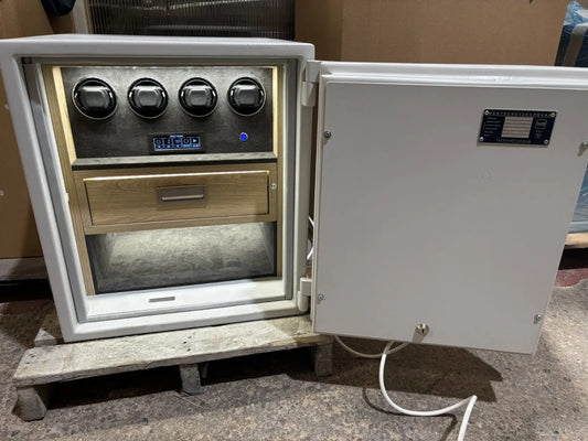 Securikey Grade 0 Bespoke Jewellery Safe with Four Multifunctional Watch Winders - Bespoke Jewellery Safes