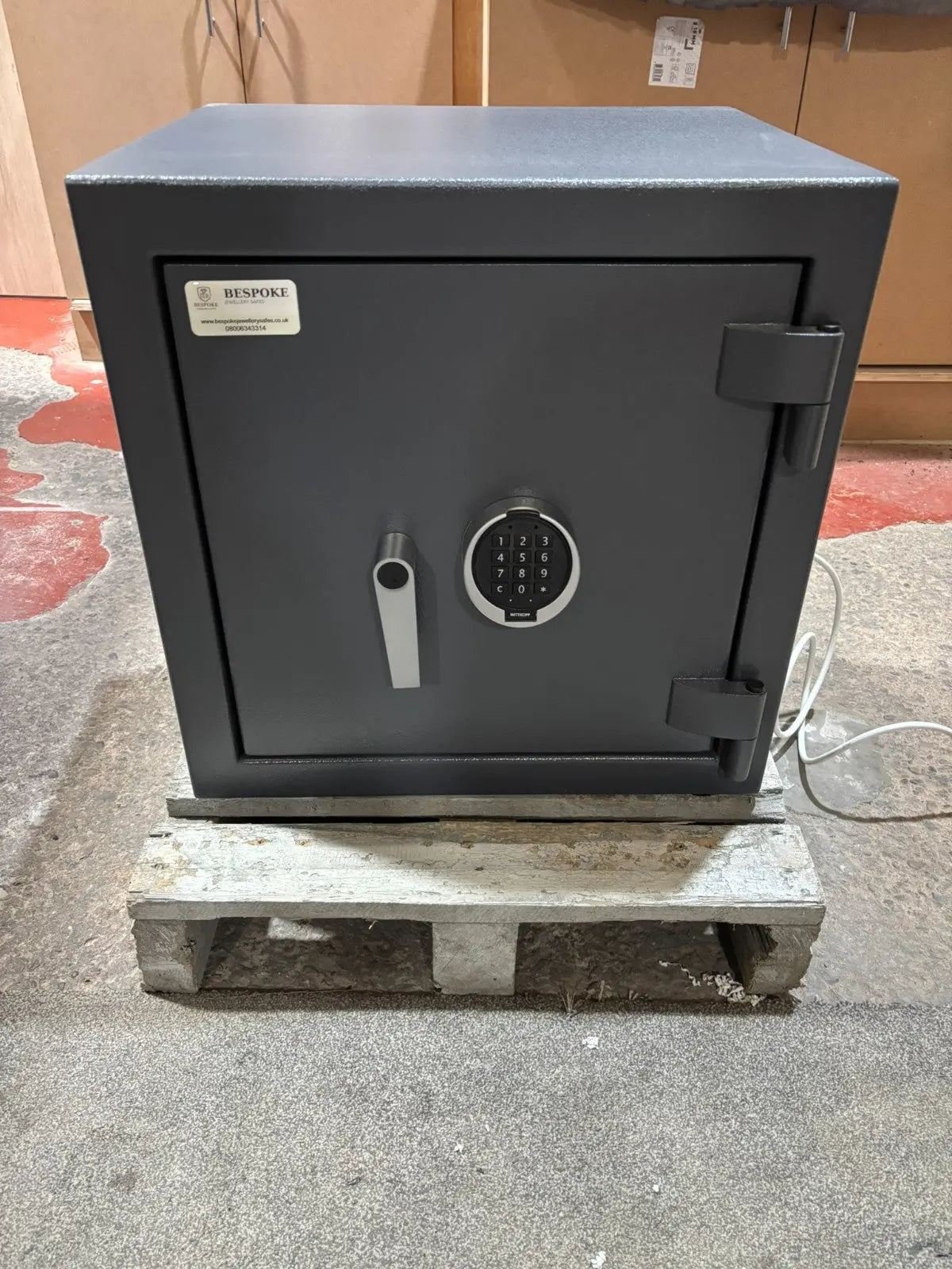 Victor Grade Three Bespoke Jewellery Safe with Six Multifunctional Watch Winders - Bespoke Jewellery Safes